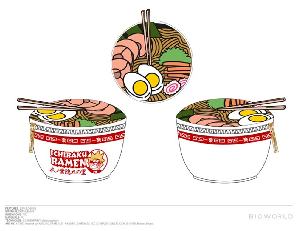 Naruto Ramen Bowl Coin Purse 