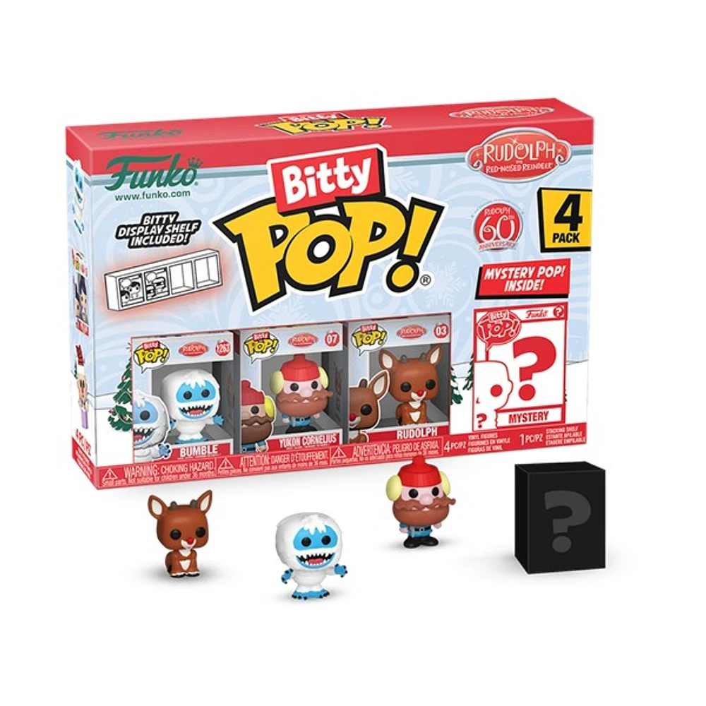 Bitty POP! Rudolph The Red-Nosed Reindeer 4-Pack Series