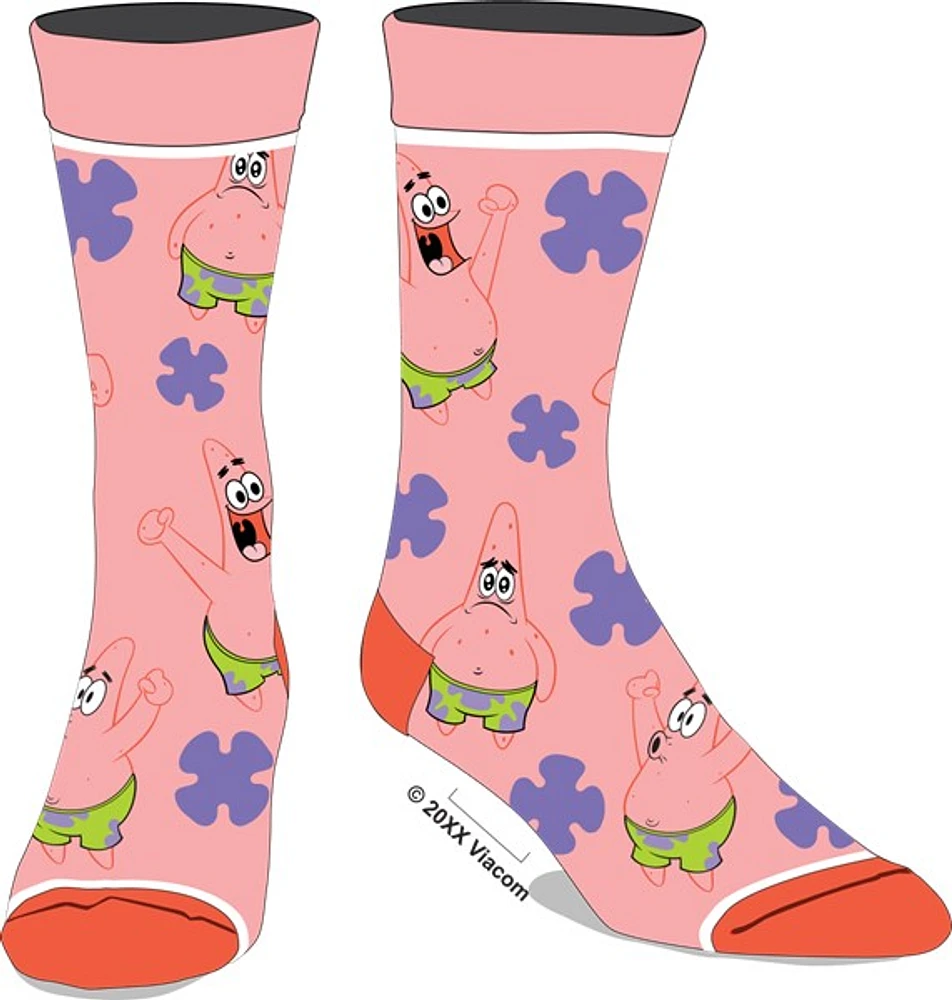 Bob l'éponge : Patrick Pink Chaussettes