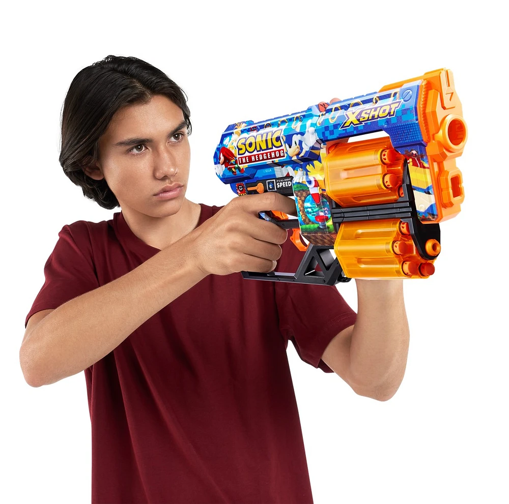 X-Shot Skins Dread Dart Blaster Sonic the Hedgehog 