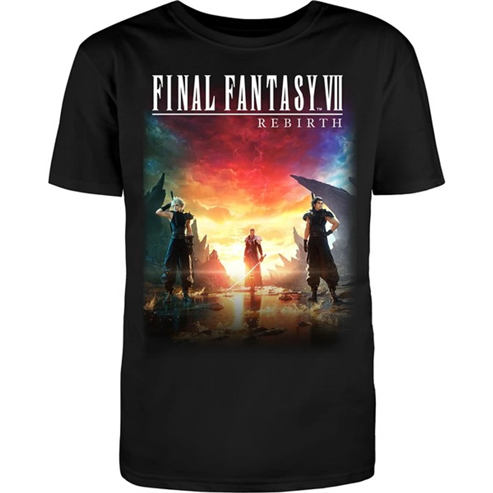 Final Fantasy VII Rebirth Key Art T-Shirt - TG - Exclusivité GameStop!