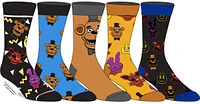 Five Nights at Freddy's : lot de 5 chaussettes mi-mollet avec icônes de personnages 