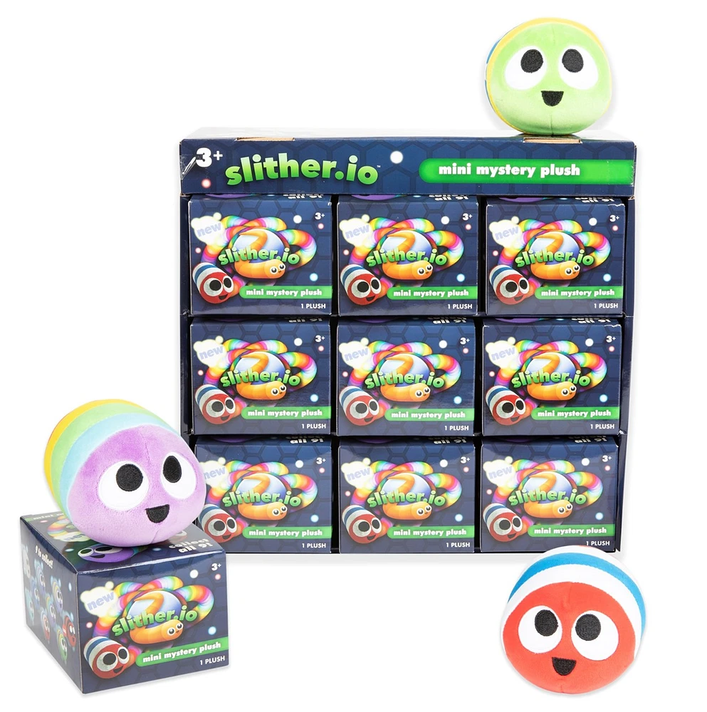 Slither.io Mini Mystery Plush – Une variation choisie au hasard