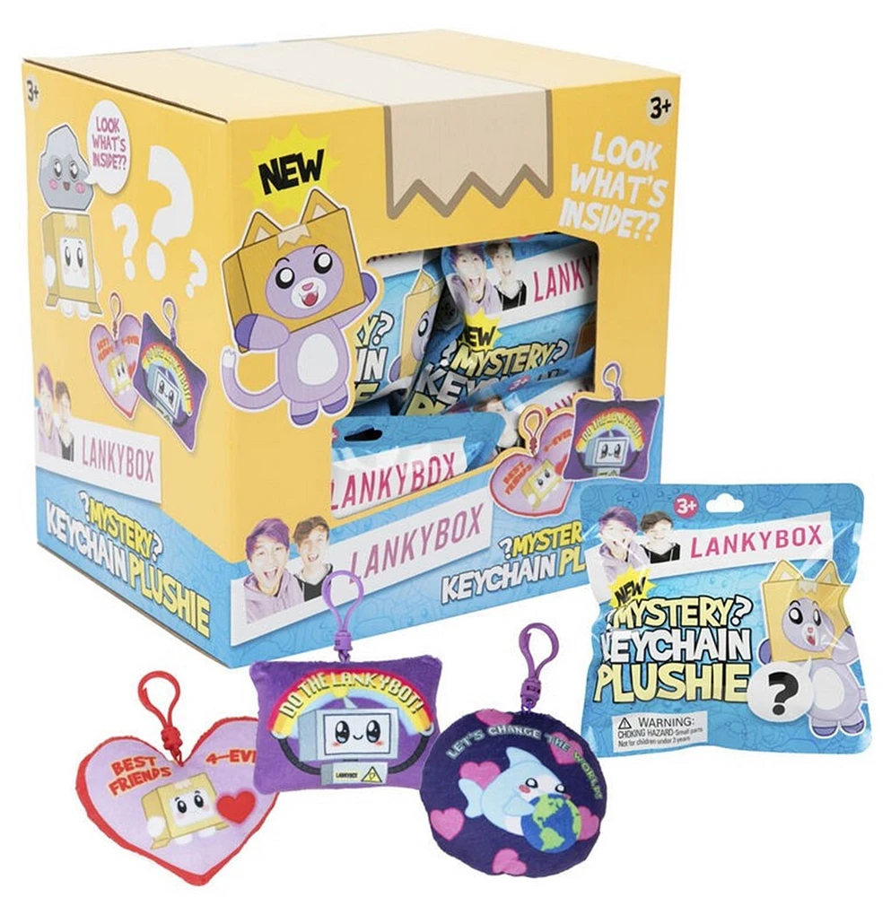 LankyBox Mystery Clip-On Plush – One Variation Chosen at Random