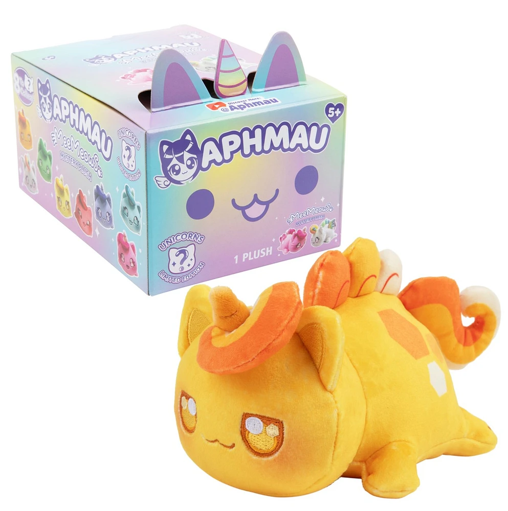 Aphmau 6” MeeMeow Mystery Plush  - Unicorn Collection – One Variation Chosen at Random