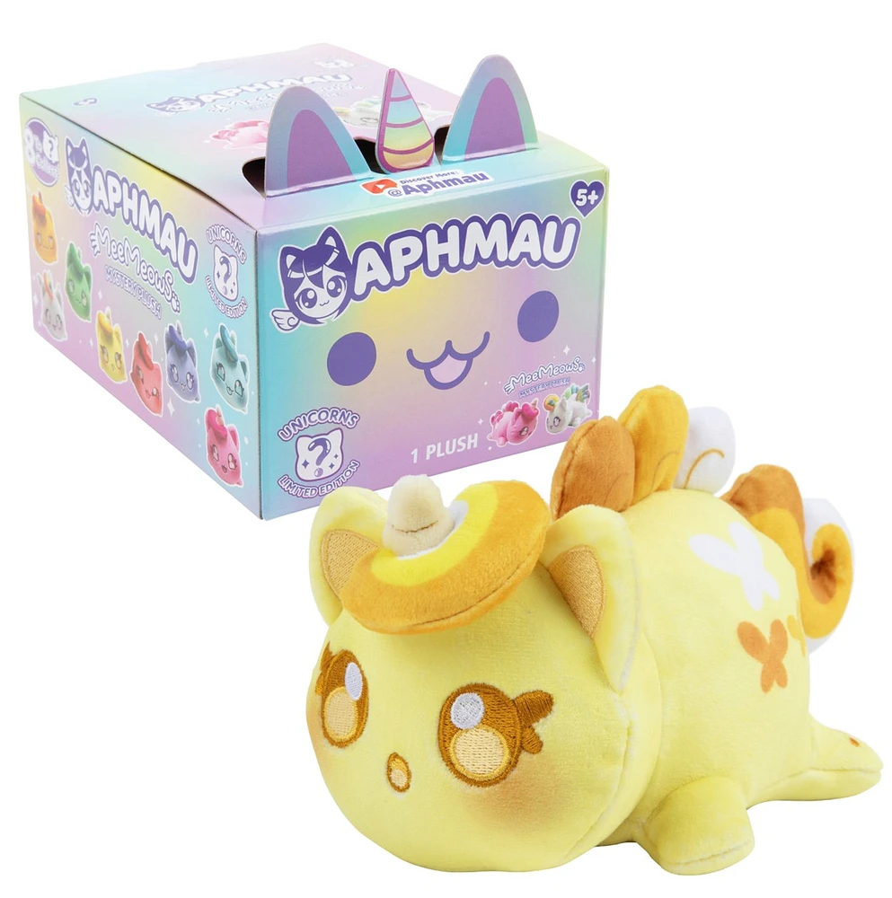 Aphmau 6” MeeMeow Mystery Plush  - Unicorn Collection – One Variation Chosen at Random