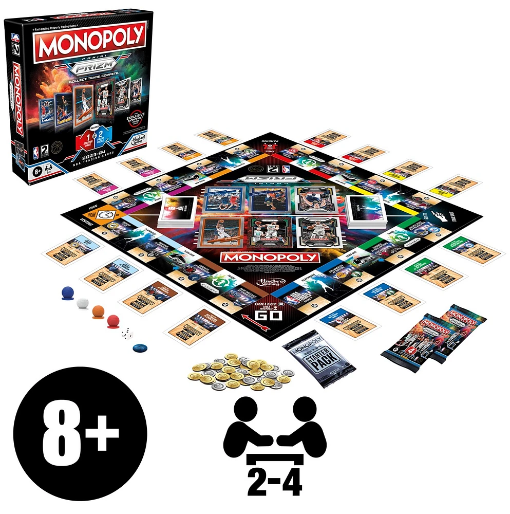 Monopoly Prizm: NBA 2nd Edition Board Game 