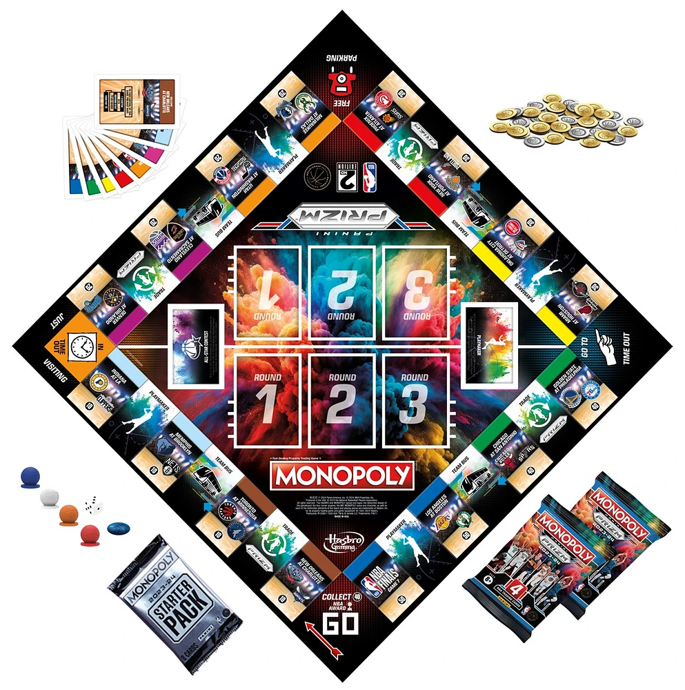 Monopoly Prizm: NBA 2nd Edition Board Game 