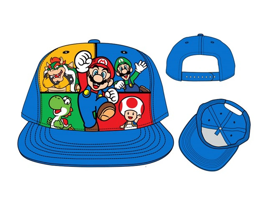 Super Mario Kids Blue Hat 