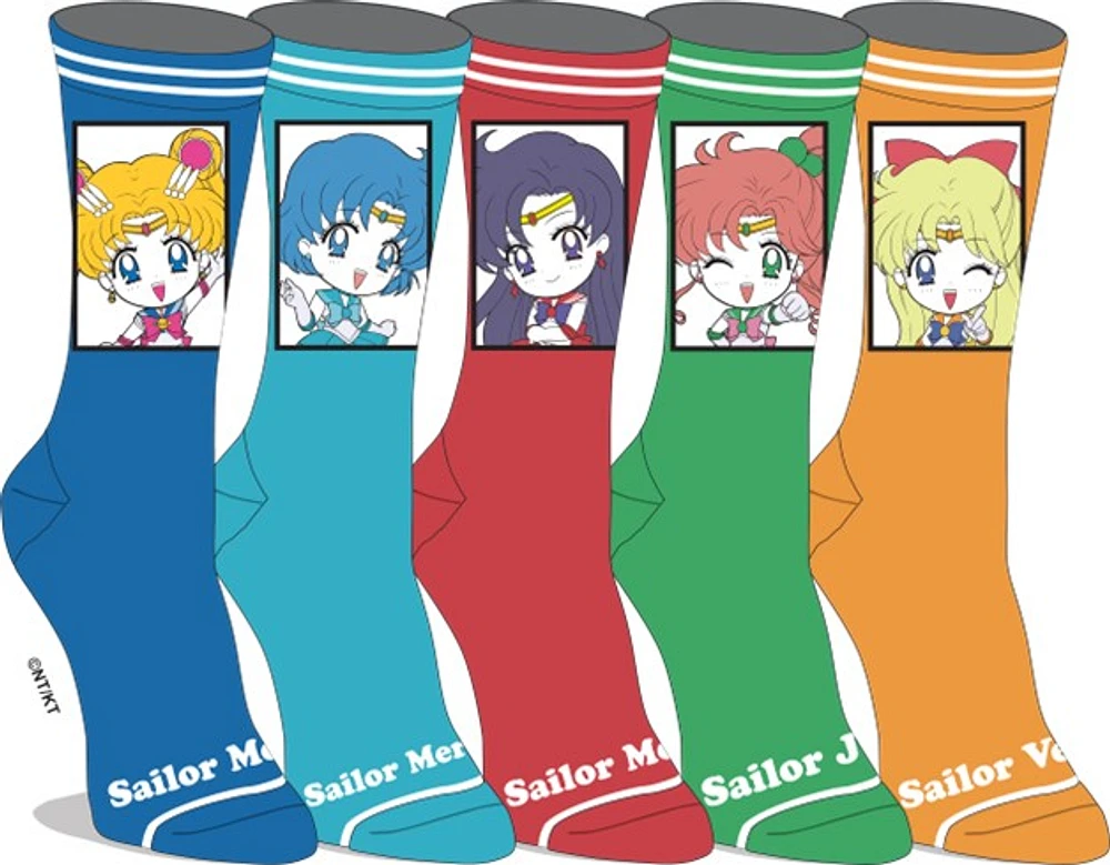 SLMN CHIBI LADIES SOCKS 5PK 