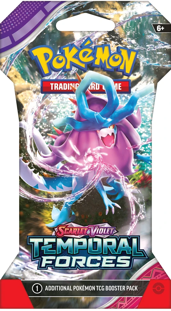 Pokémon Trading Card Game: Scarlet & Violet - Temporal Forces Sleeved Booster – One Variation Chosen at Random