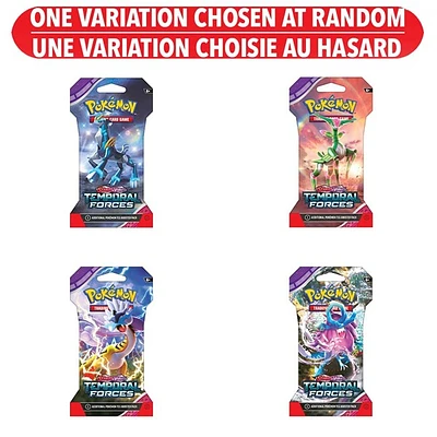 Pokémon Trading Card Game: Scarlet & Violet - Temporal Forces Sleeved Booster – Une variation choisie au hasard