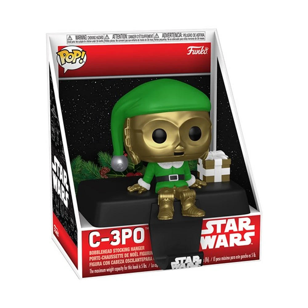 POP! Stocking Hanger C-3PO in Elf Outfit