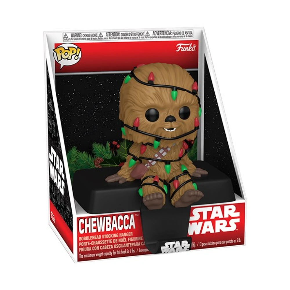 POP! Stocking Hanger Chewbacca with Christmas Lights