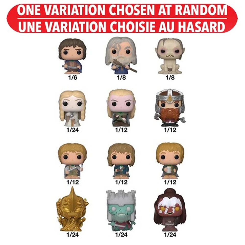 Funko Bitty POP! Singles: Lord of the Rings – One Variation Chosen at Random