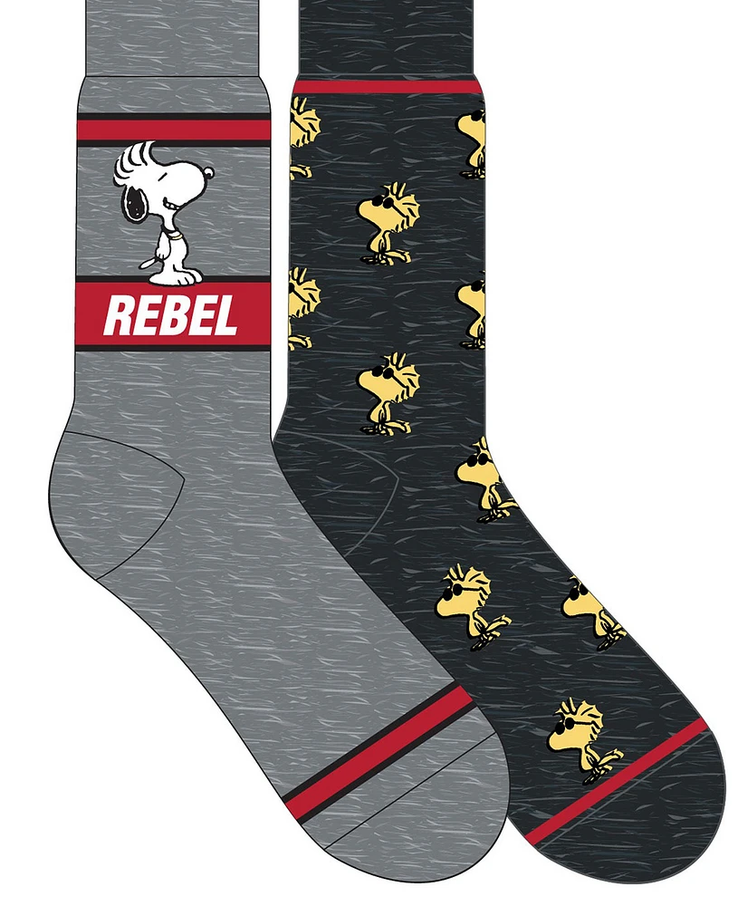 Lot de 2 paires de chaussettes Peanuts Rebel