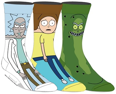 Lot de 3 chaussettes Rick & Morty 360 