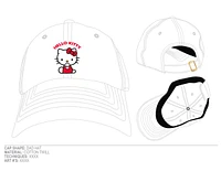 Hello Kitty White Dad Hat 