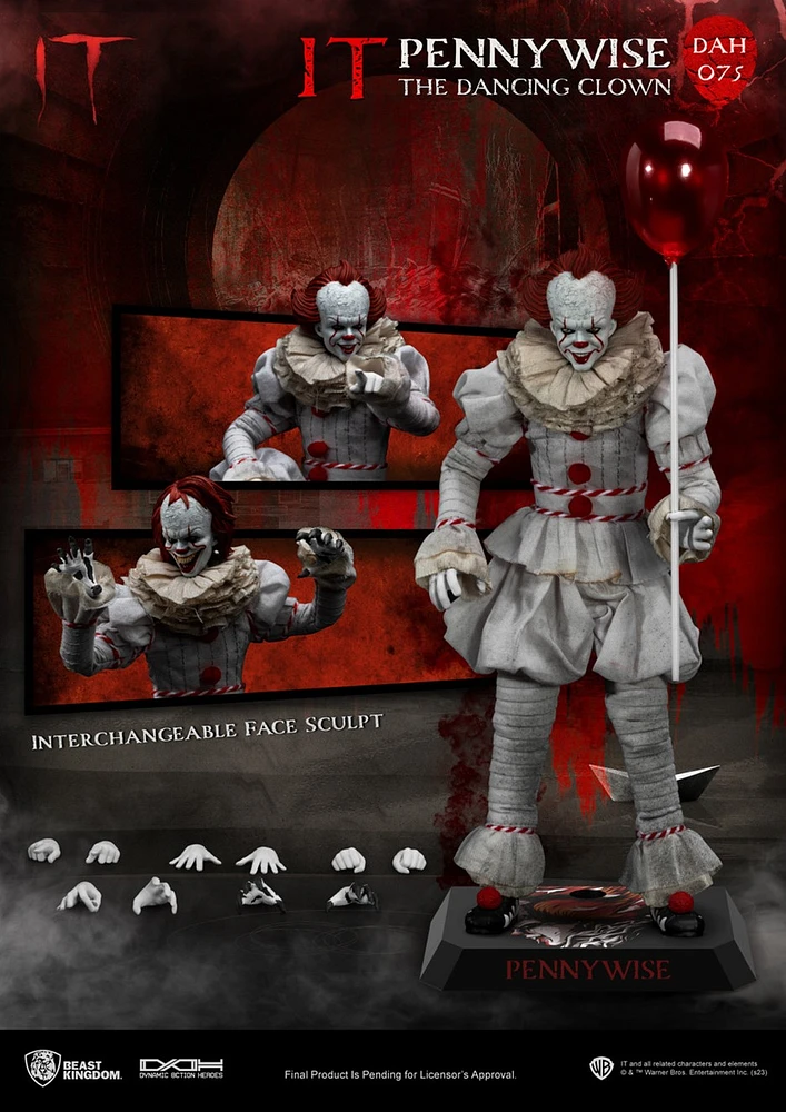 Action dynamique informatique Pennywise 