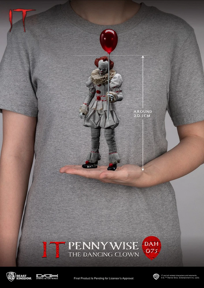 Action dynamique informatique Pennywise 