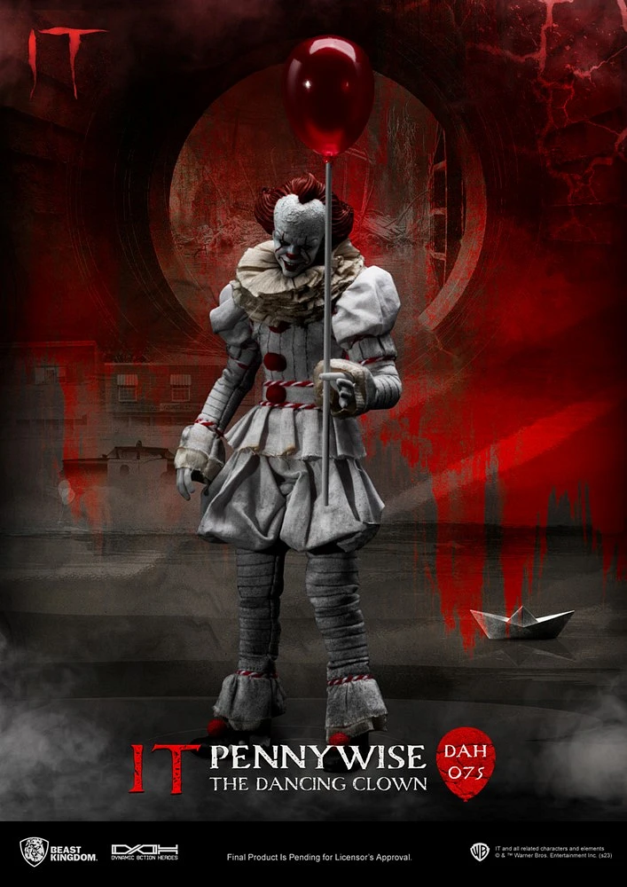 Action dynamique informatique Pennywise