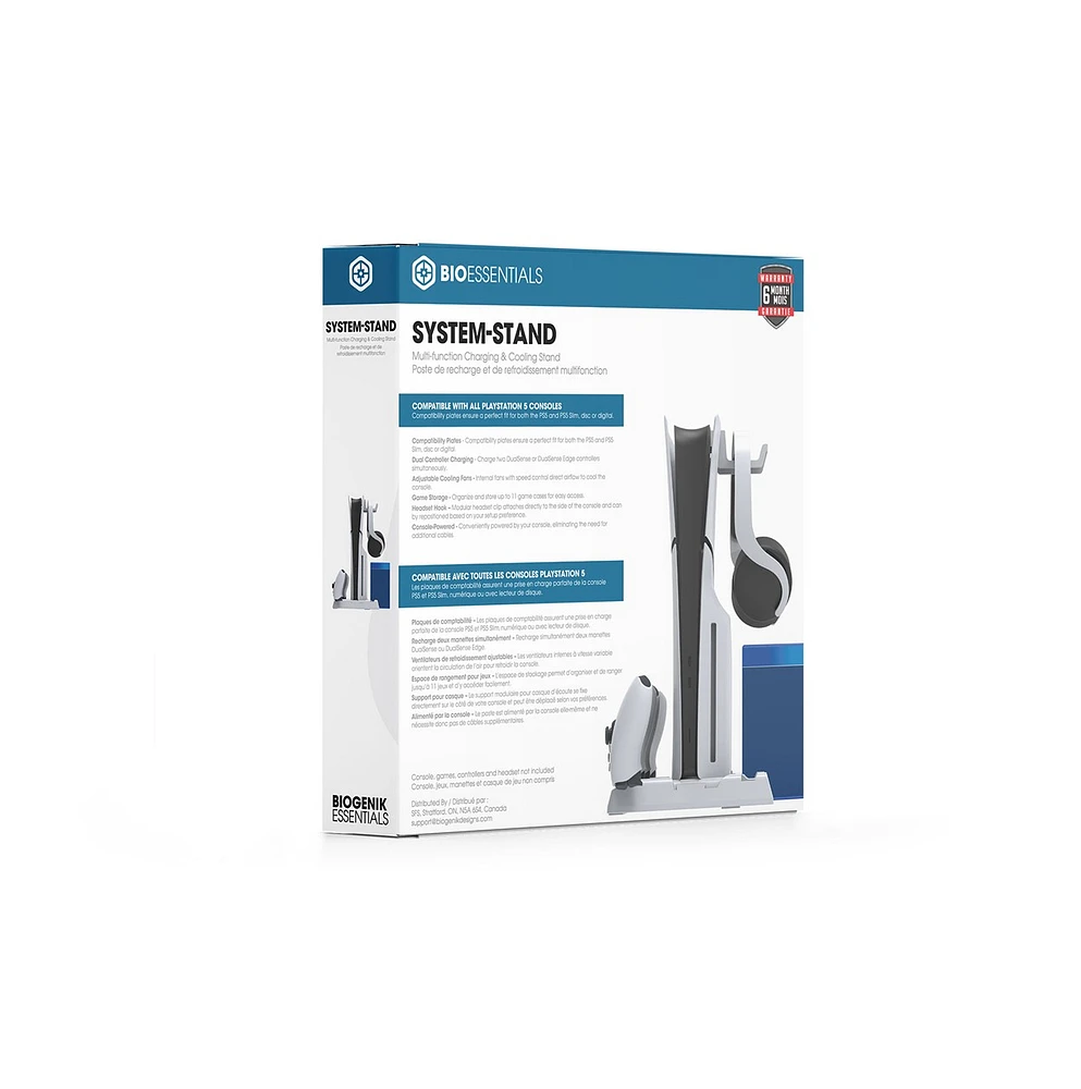 Biogenik Playstation 5 Charge/Cooling Stand (Slim Compatible) 