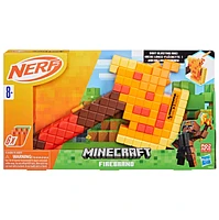 Nerf Minecraft Firebrand Dart Blasting Axe 
