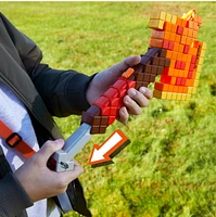 Nerf Minecraft Firebrand Dart Blasting Axe 