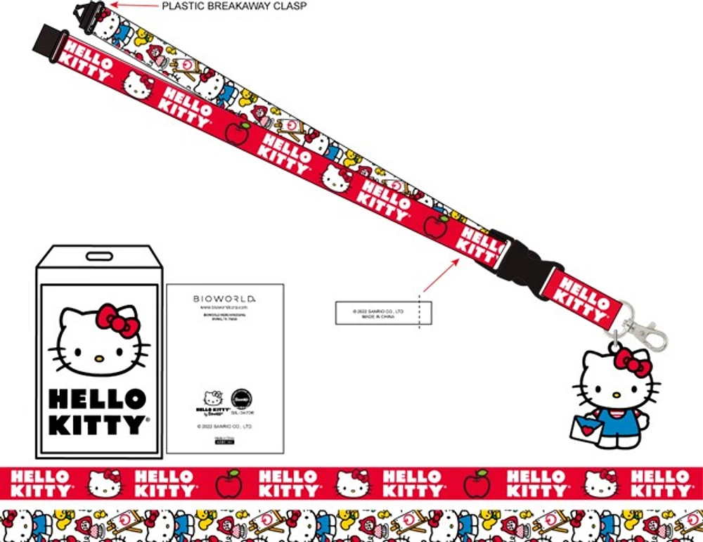 Lanière Hello Kitty avec Charme 