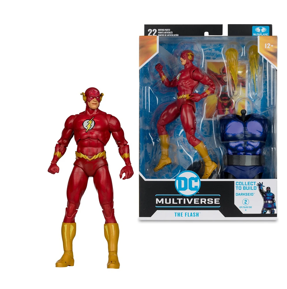 DC Multiverse The Flash (Justice League Task Force) 7 Inch Build-A Figure 