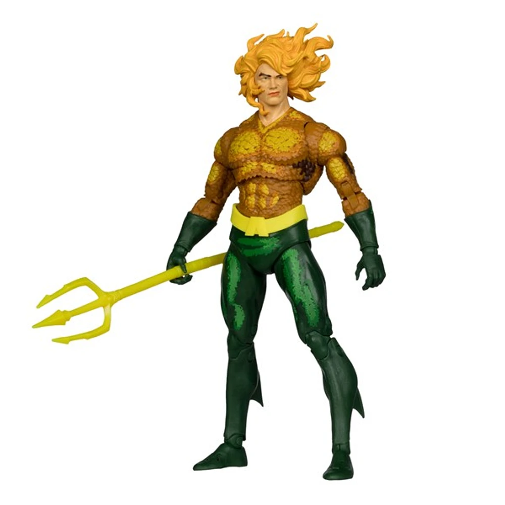 DC Multiverse Aquaman (Justice League Task Force) 7-Inch Build-A Figure 