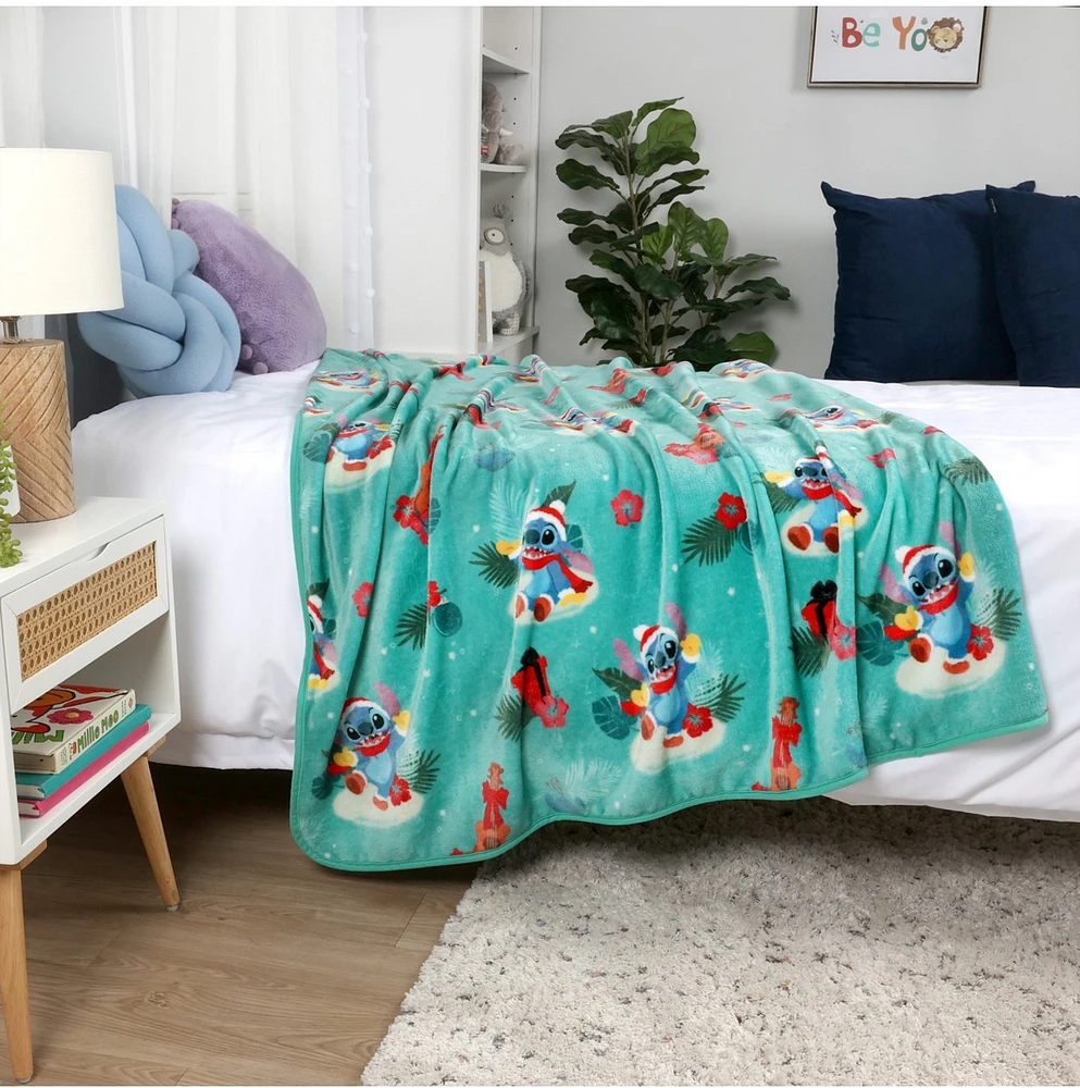 Stitch Holiday Plush Blanket 