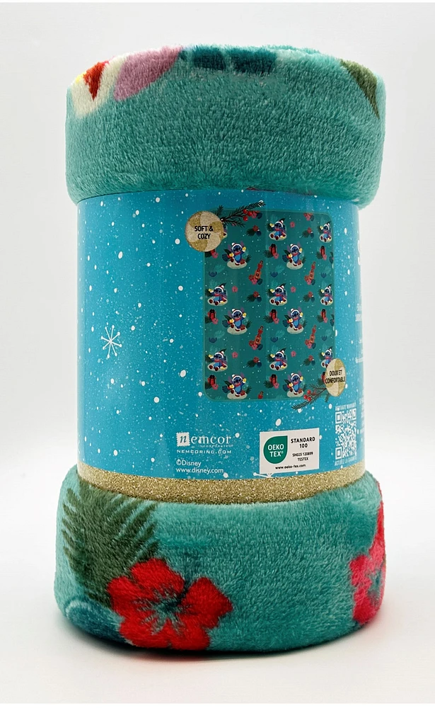 Stitch Holiday Plush Blanket 
