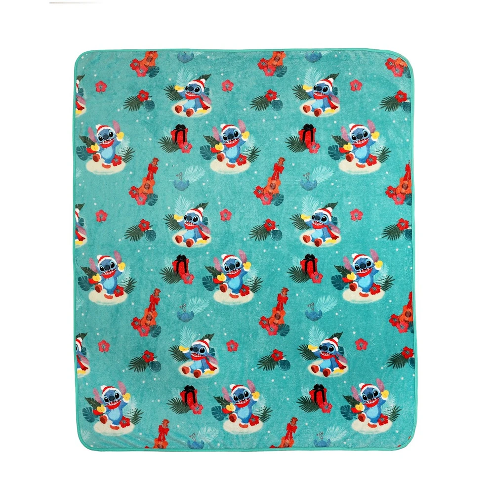 Stitch Holiday Plush Blanket 
