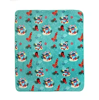 Stitch Holiday Plush Blanket 