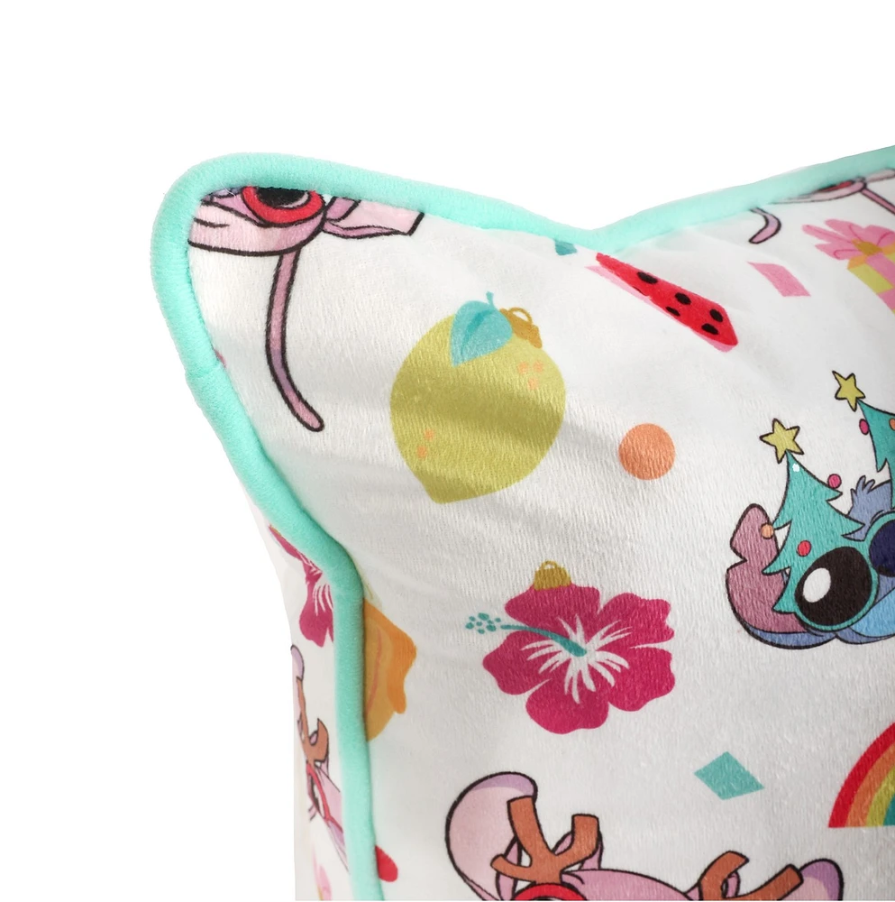 Stitch & Angel Tropical Holiday Pillow 