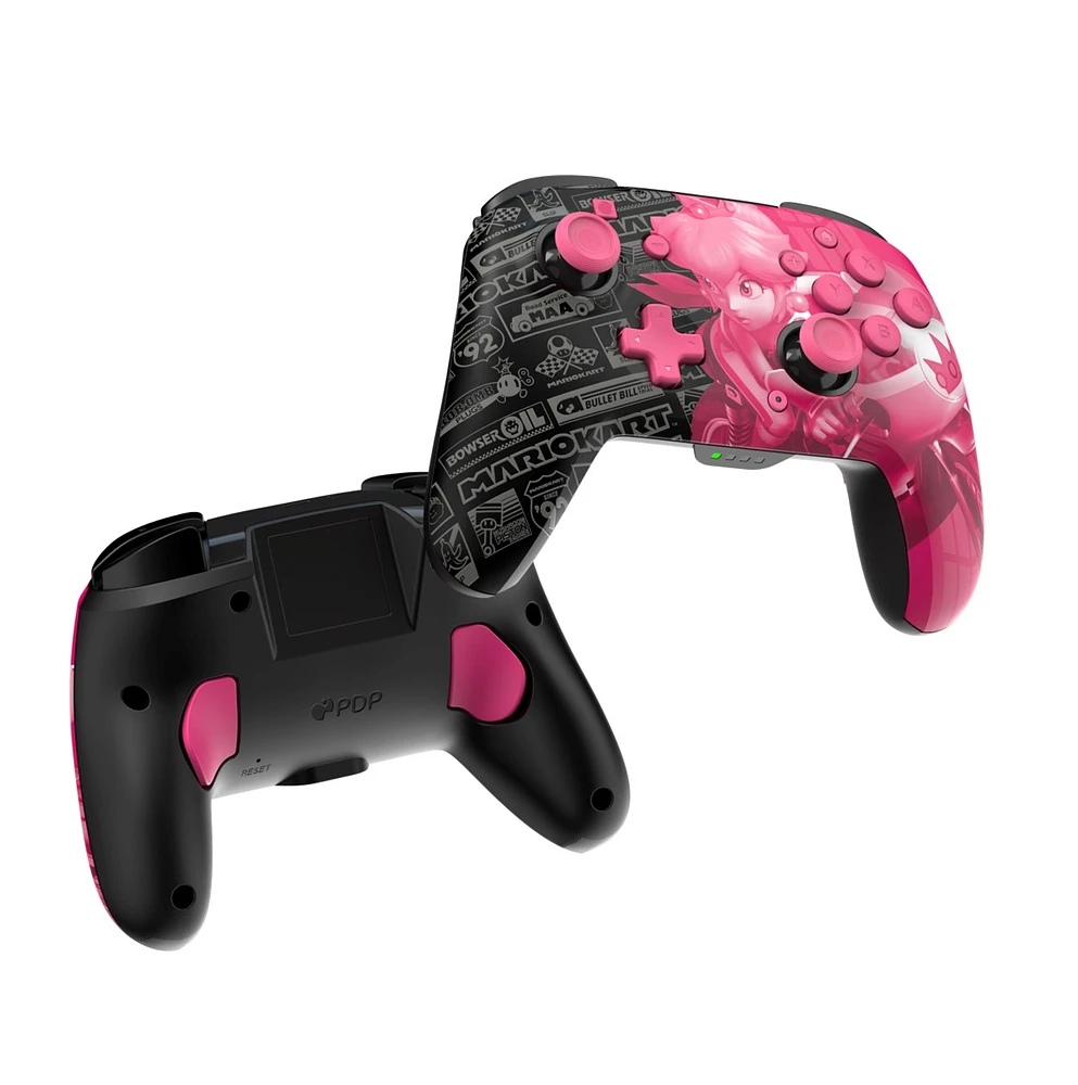 Rematch Glow Wireless Controller: Grand Prix Peach for Nintendo Switch 
