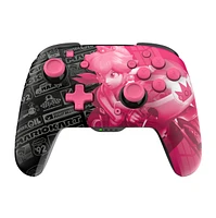 Rematch Glow Wireless Controller: Grand Prix Peach for Nintendo Switch 