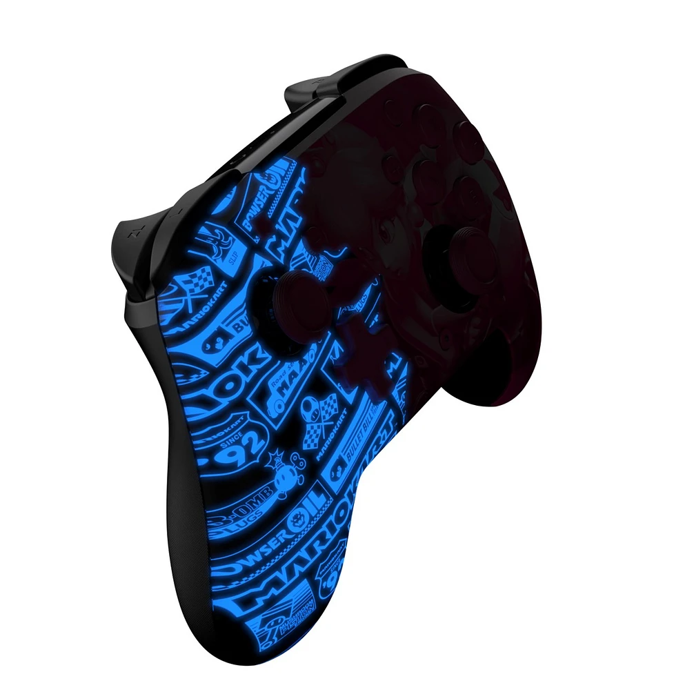 Rematch Glow Wireless Controller: Grand Prix Peach for Nintendo Switch 
