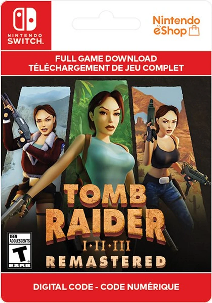 Tomb Raider I-III Remastered Starring Lara Croft - Digital