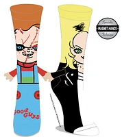 Chucky & Tiffany Magnet Hands Socks 