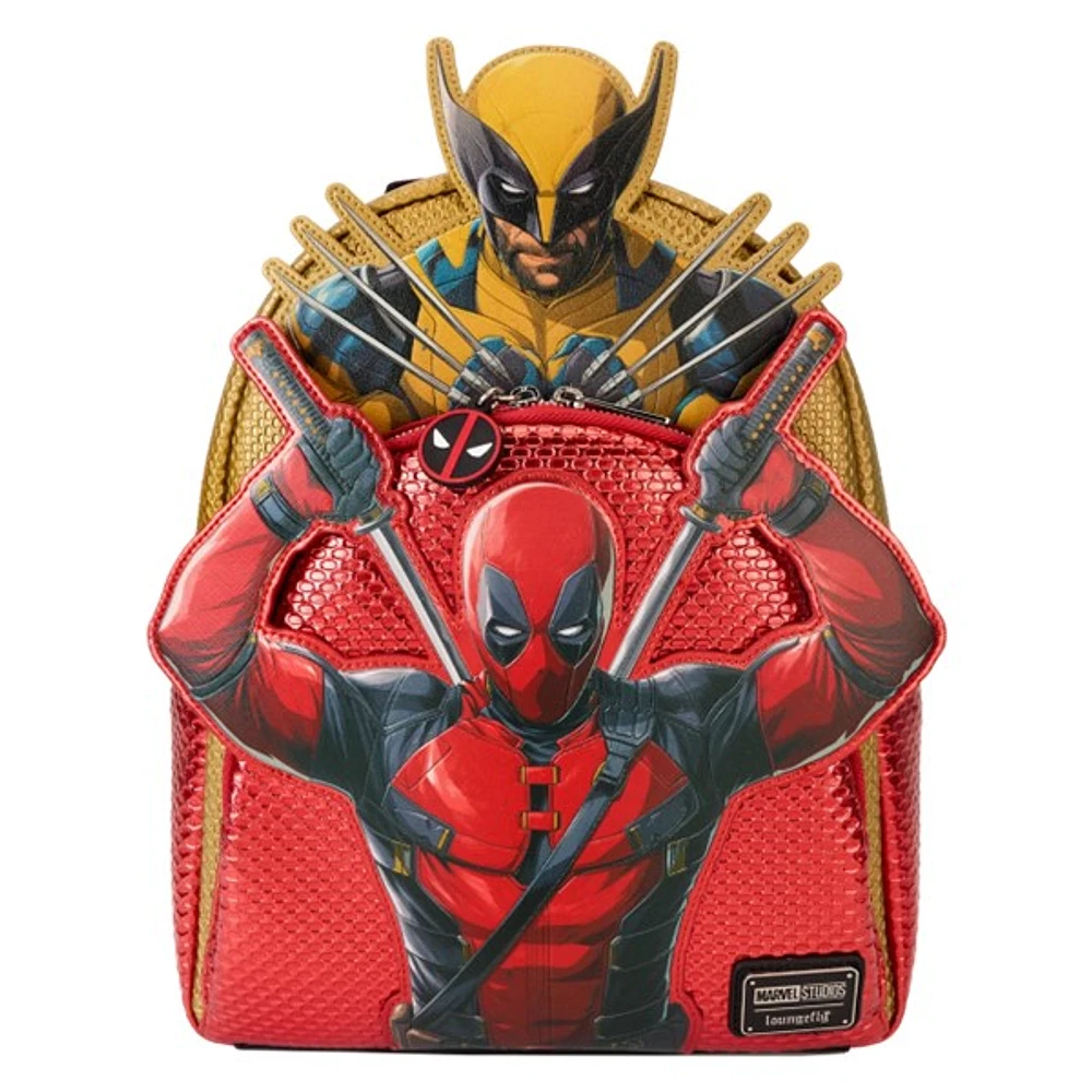 Loungefly Deadpool & Wolverine Mini Backpack 