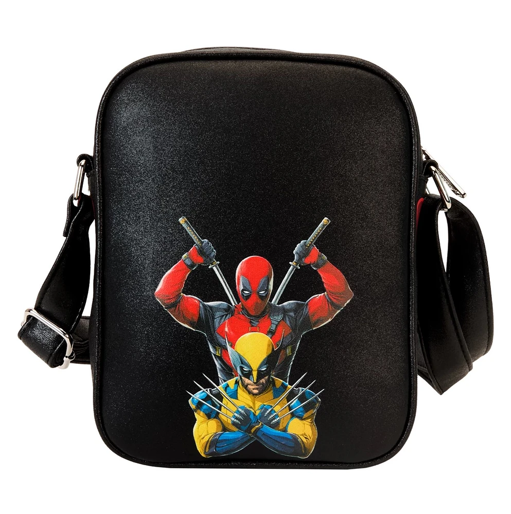 Loungefly Deadpool & Wolverine Crossbody Bag 