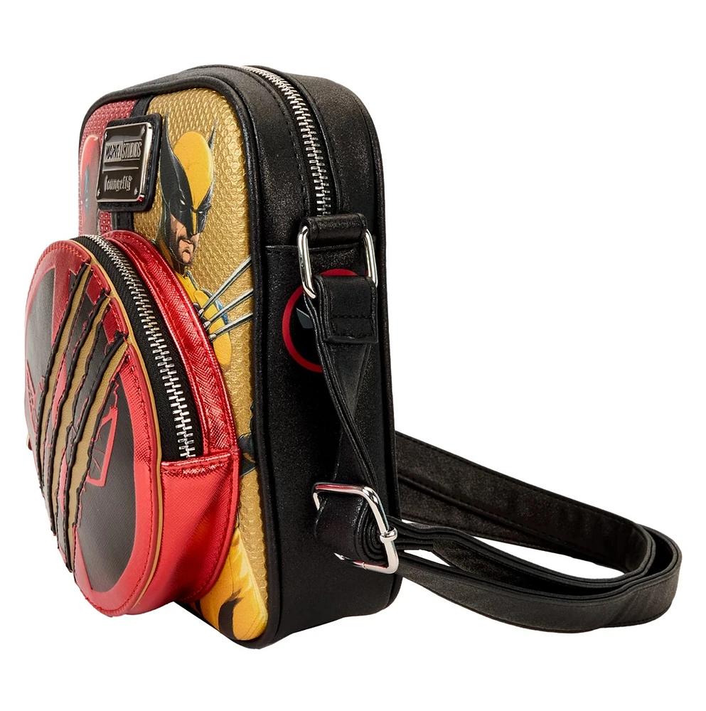 Loungefly Deadpool & Wolverine Crossbody Bag 