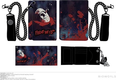 Friday the 13th: Jason Mask Chain Wallet 