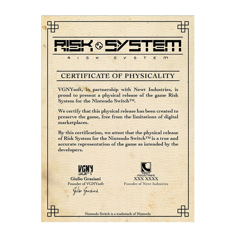 Risk System