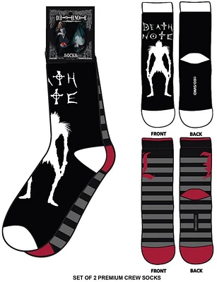 Chaussettes noires Death Note 2 paires 