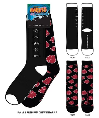 Chaussettes Naruto Akatsuki 2 paires 