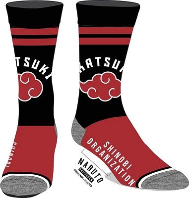 Naruto: Akatsuki Red & Black Socks 