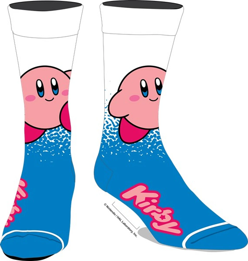 Kirby Action Star Blue Socks 